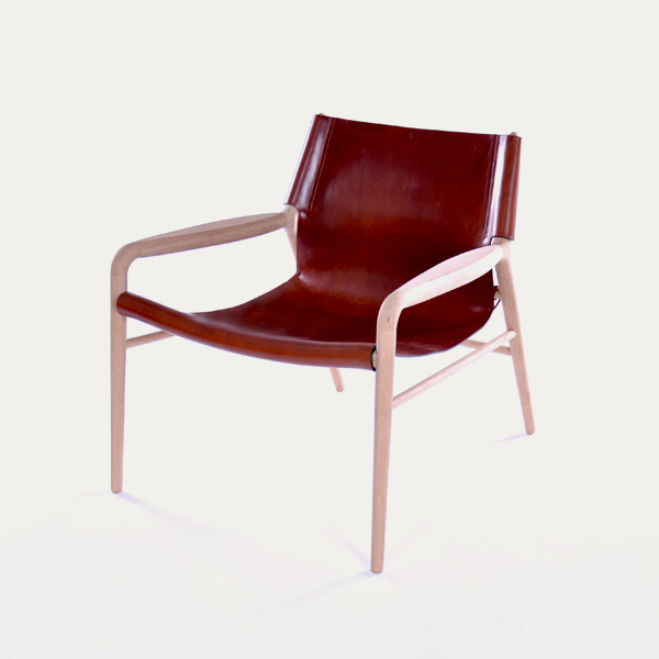 Rama chair, Danish design, Scandinavian design, Scandinavisch design, dutch design, project armchair Natural oak, black leather